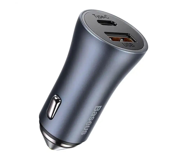 BASEUS Golden Contactor Pro Car Charger U+C Grey + cable TZCCJD-B0G - 1348117 - zdjęcie 2